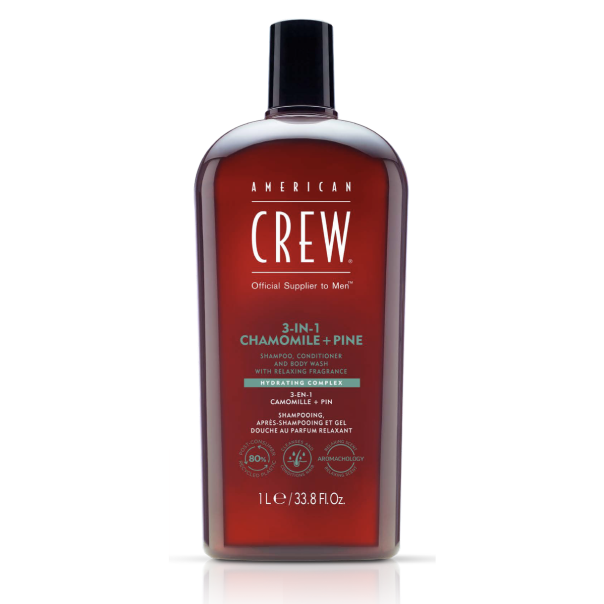 American Crew 3-in-1 Ginger & Tea Energizing Shampoo 1000ml