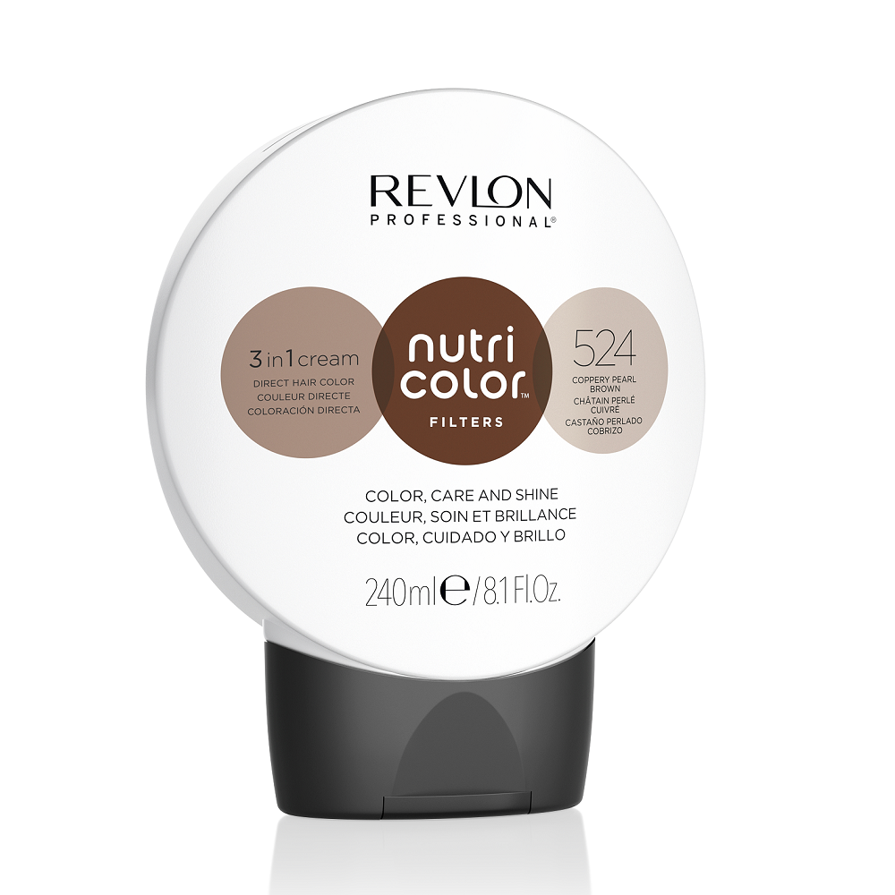 Revlon Professional Nutri Color Filters 240ml 524 Coppery Pearl Brown