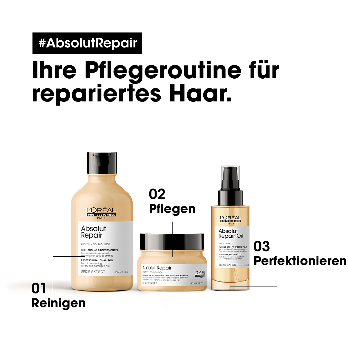 L’Oréal Professionnel Paris Serie Expert Absolut Repair Maske 250ml