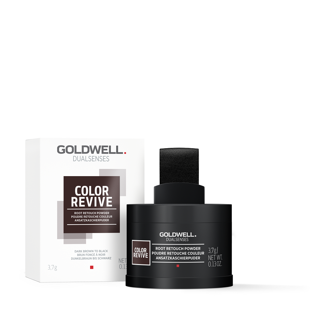 Goldwell Dualsenses Color Revive Root Retouch Powder 3,7g Brun Foncé à Noir