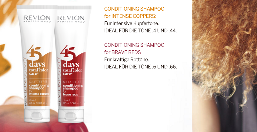 Revlonissimo 45 Days Brave Reds 2in1 Shampoo & Conditioner 275ml