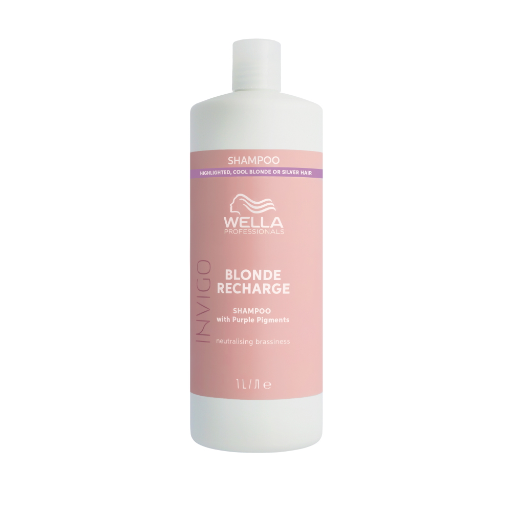 Wella Invigo Blonde Recharge Cool Blonde Color Refreshing Shampoo 1000ml