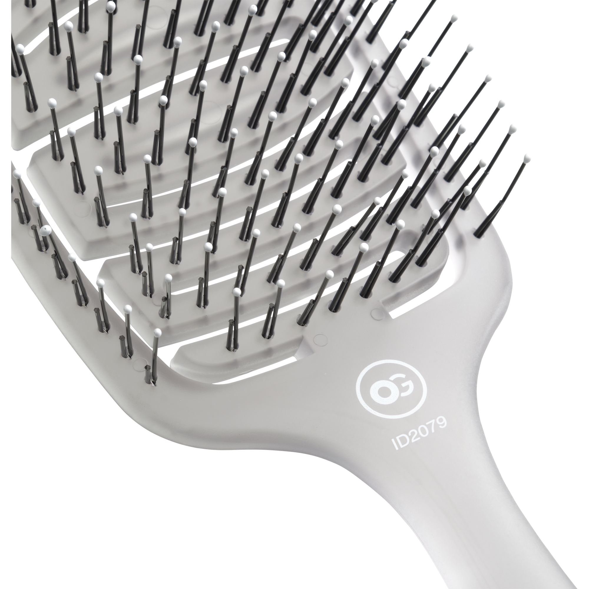 Olivia Garden Essential Care Flex Medium Hair Bristles Ice Grey