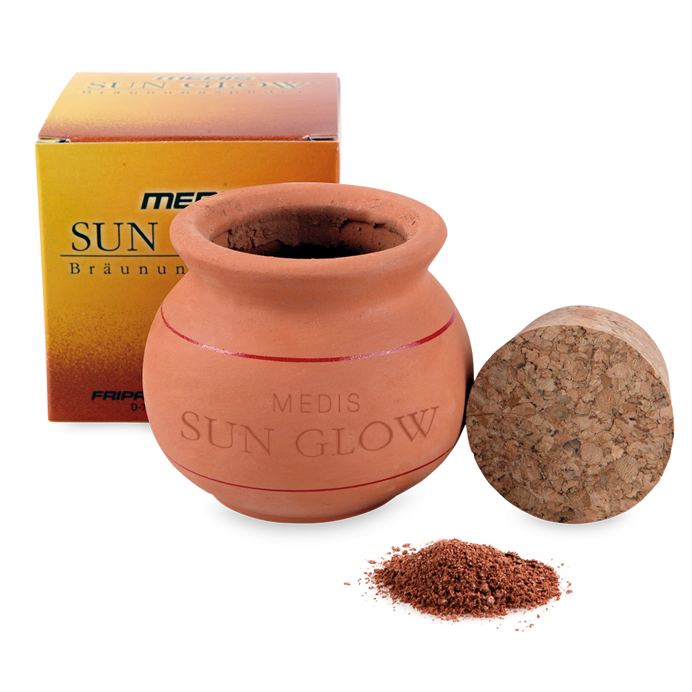 Fripac Medis Sun Glow poudre bronzante teinte foncée, 15 g