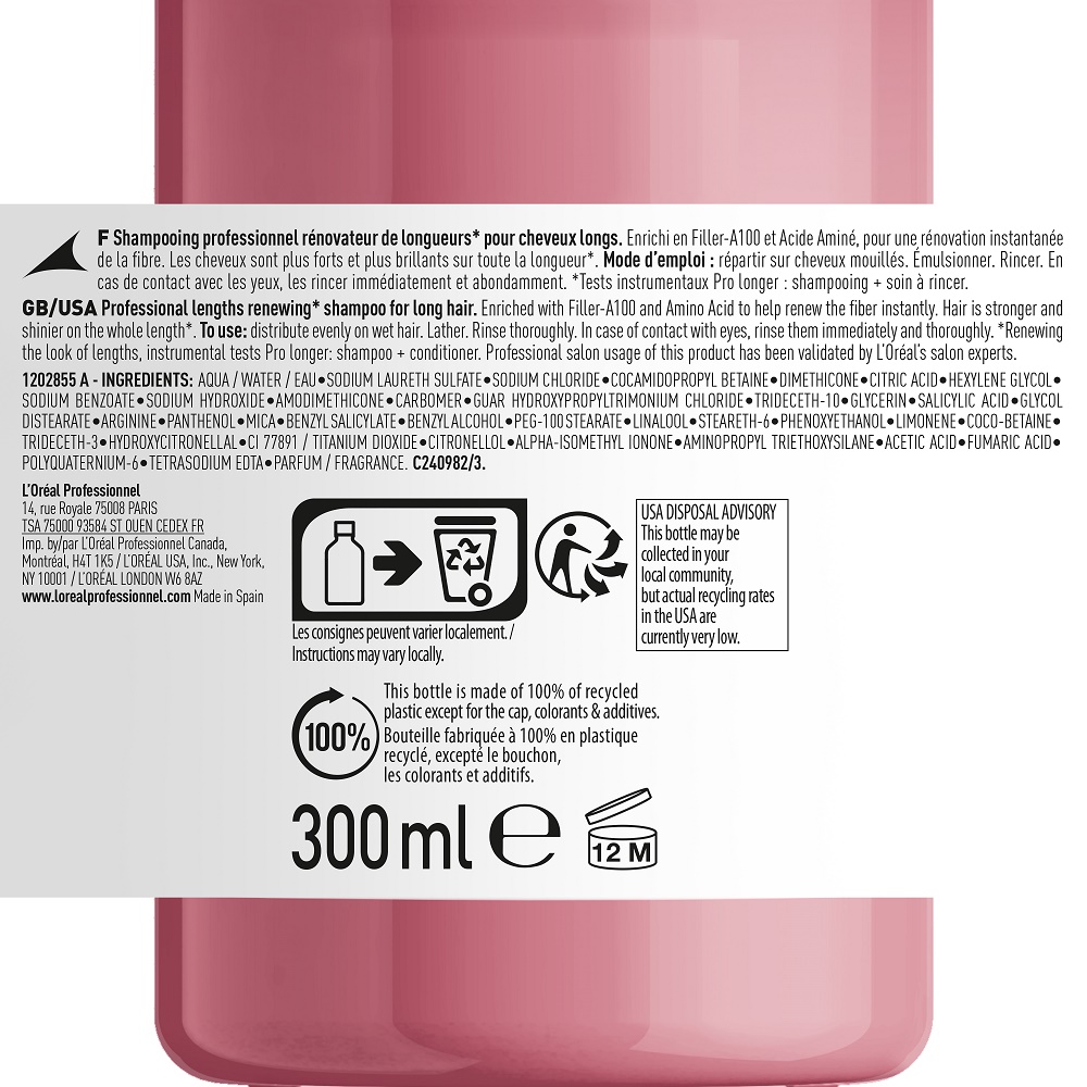 L‘Oréal Professionnel  Paris Serie Expert Pro Longer Shampoo 300ml