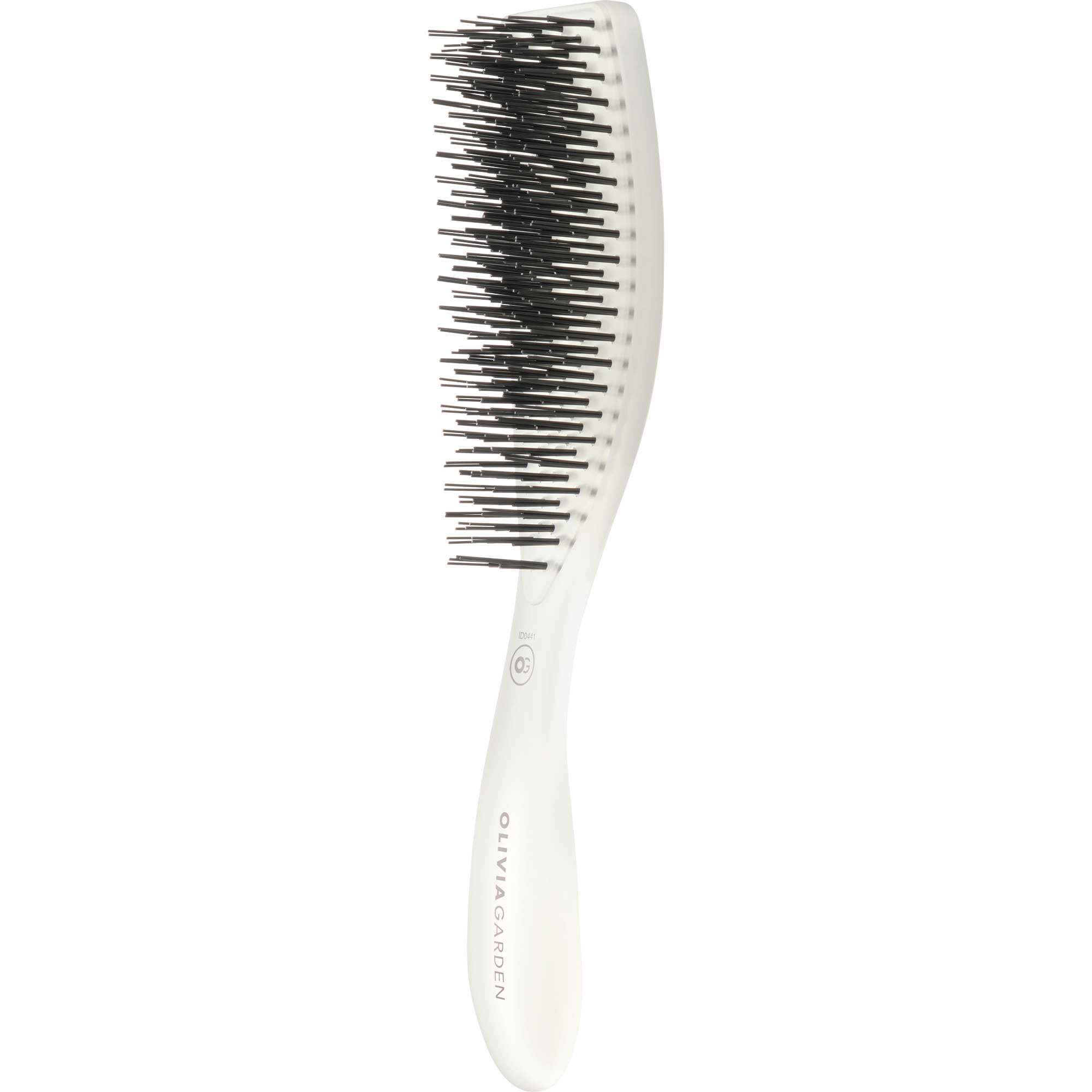 Olivia Garden Essential Style Wet Fine Hair Bristles Ice White