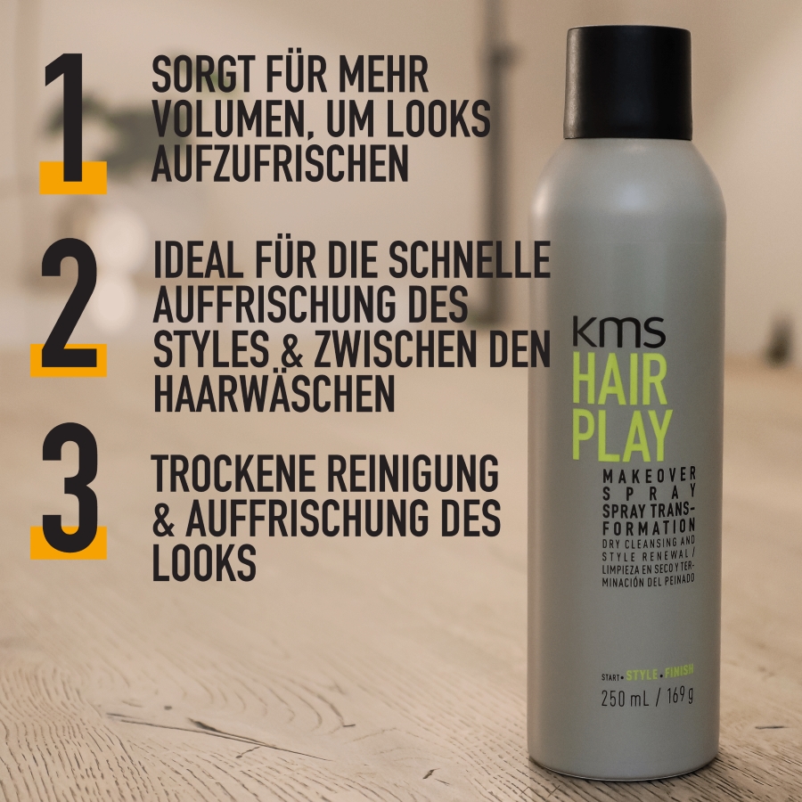 KMS Hairplay Makeover Spray 250ml