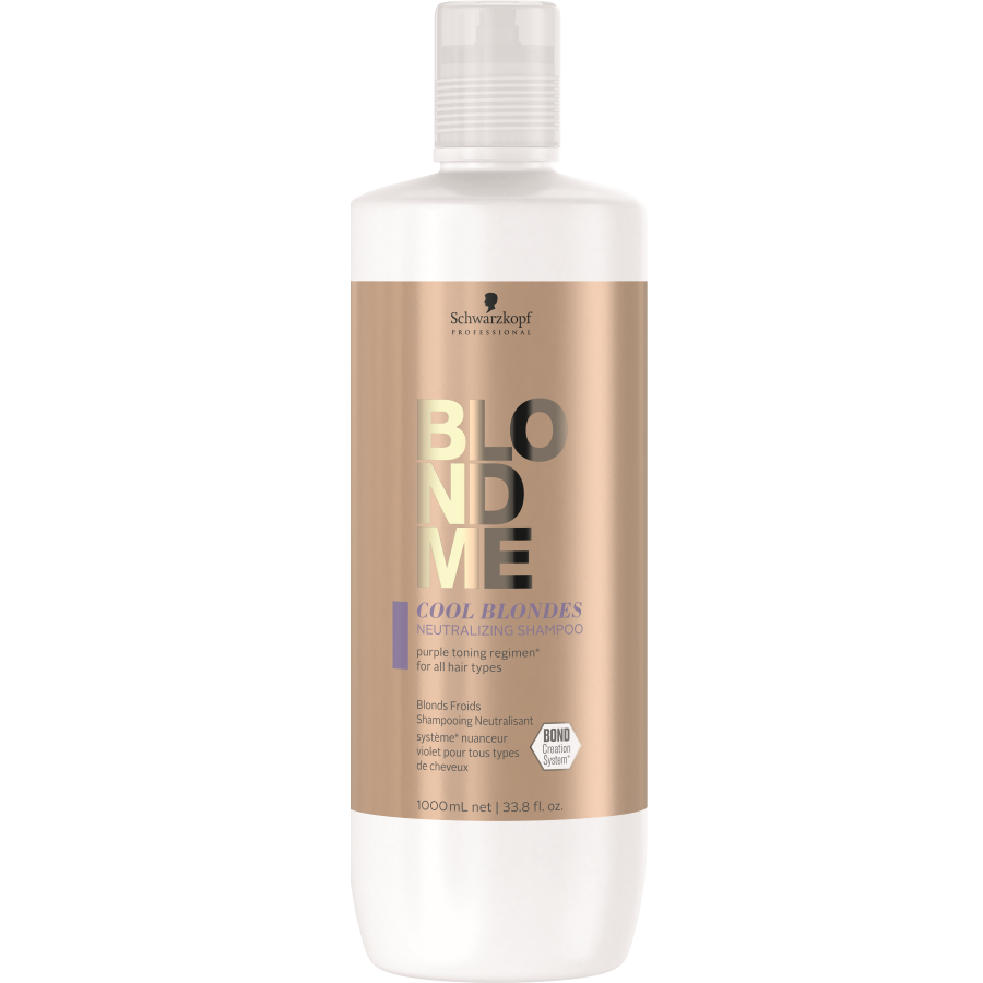 Schwarzkopf BlondMe Cool Blondes Neutralizing Shampoo 1000ml