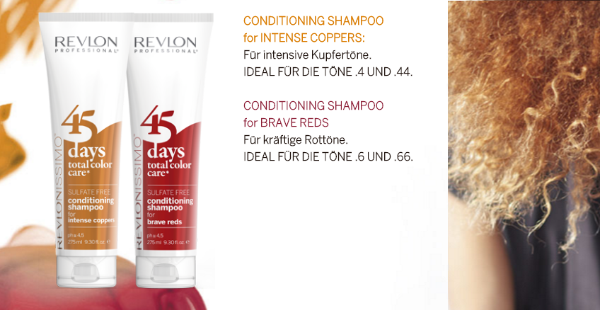 Revlonissimo 45 Days Intense Coppers 2in1 Shampoo & Conditioner 275ml