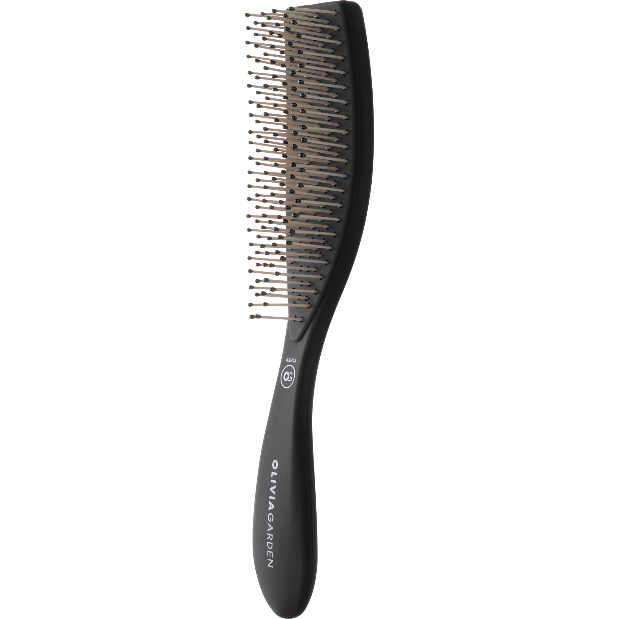 Olivia Garden Essential Style Wet Thick Hair Bristles Matt Black