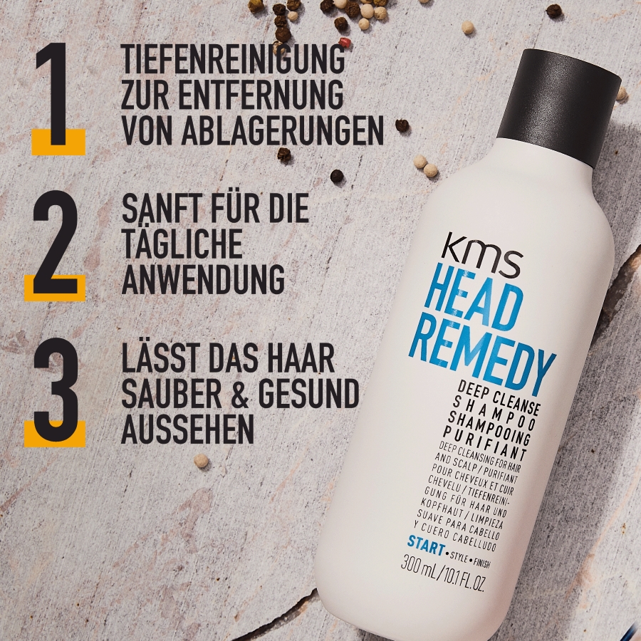 KMS Headremedy Deep Cleanse Shampoo 300ml